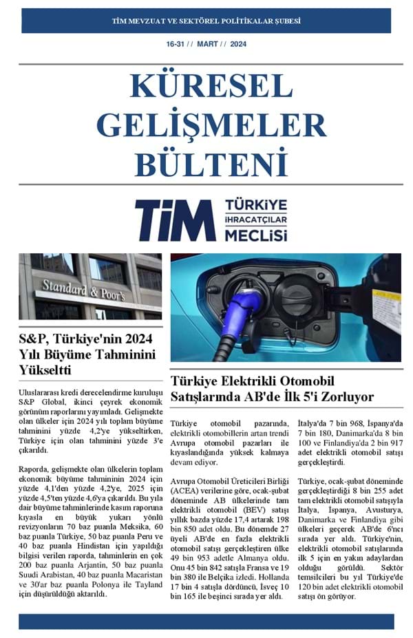 16-31 Mart 2024 Bülteni 